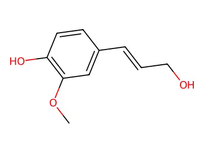 Phenol, 4-(3-hydroxy-1-propenyl)-2-methoxy- structure