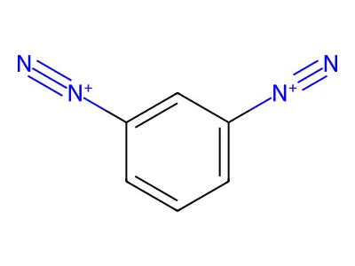 1,3-Benzenebis(diazonium) structure