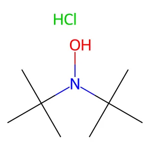 Hydroxylamine, N,N-di-tert-butyl-, hydrochloride structure