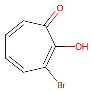 3-Bromotropolone structure