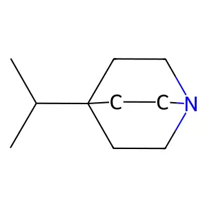 1-Azabicyclo(2.2.2)octane, 4-(1-methylethyl)- structure