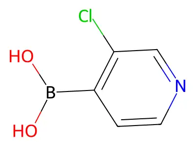 3-Chloro-4-pyridineboronic acid structure