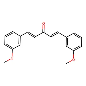 (1E,4E)-1,5-bis(3-methoxyphenyl)penta-1,4-dien-3-one structure