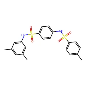 N-{4-[(3,5-dimethylanilino)sulfonyl]phenyl}-4-methylbenzenesulfonamide structure