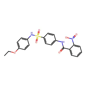 N-[4-[(4-ethoxyphenyl)sulfamoyl]phenyl]-2-nitrobenzamide structure