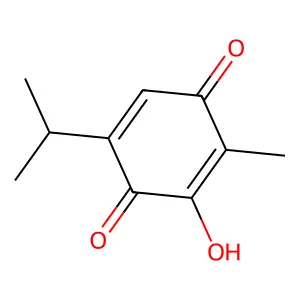 2,5-Cyclohexadiene-1,4-dione, 3-hydroxy-2-methyl-5-(1-methylethyl)- structure