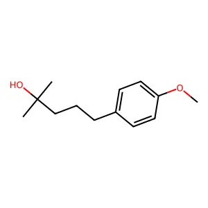 5-(4-Methoxyphenyl)-2-methylpentan-2-ol structure