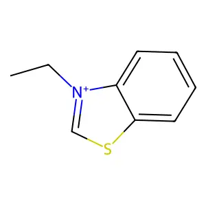 3-Ethyl-1,3-benzothiazol-3-ium structure