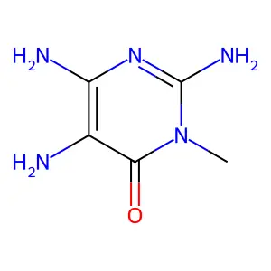 2,5,6-Triamino-3-methylpyrimidin-4(3H)-one structure