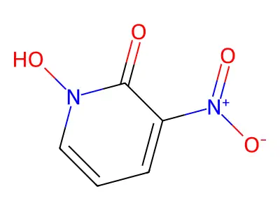 1-Hydroxy-3-nitro-2(1H)-pyridinone structure