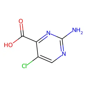 2-氨基-5-氯嘧啶-4-甲酸 structure