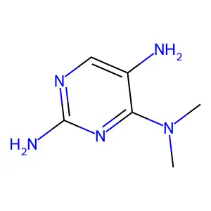4-N,4-N-dimethylpyrimidine-2,4,5-triamine structure