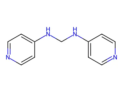 N,N'-Di-4-pyridinyl-methanediamine structure
