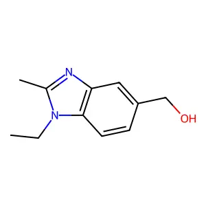 1-Ethyl-2-methyl-1H-benzimidazole-5-methanol structure