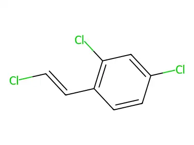 2,4-Dichloro-1-(2-chloroethenyl)benzene structure