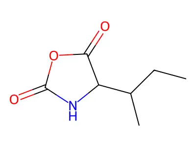 4-[(2S)-butan-2-yl]-1,3-oxazolidine-2,5-dione structure