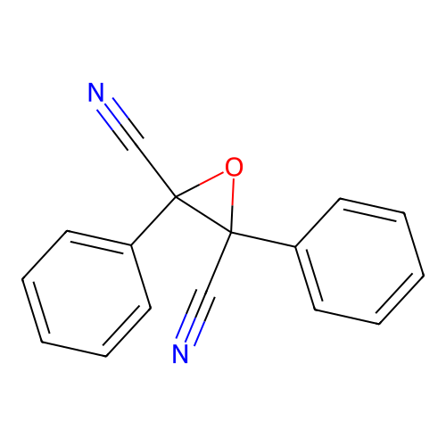 2,3-Diphenyloxirane-2,3-dicarbonitrile structure