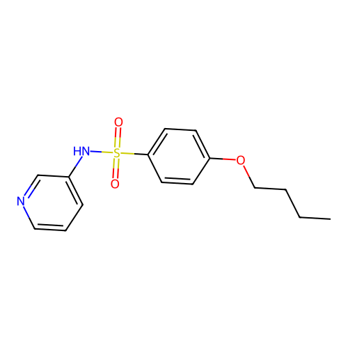 4-butoxy-N-pyridin-3-ylbenzenesulfonamide structure