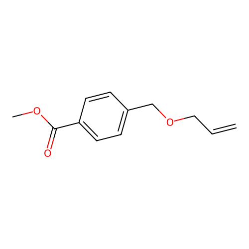 Methyl 4-(prop-2-enoxymethyl)benzoate structure