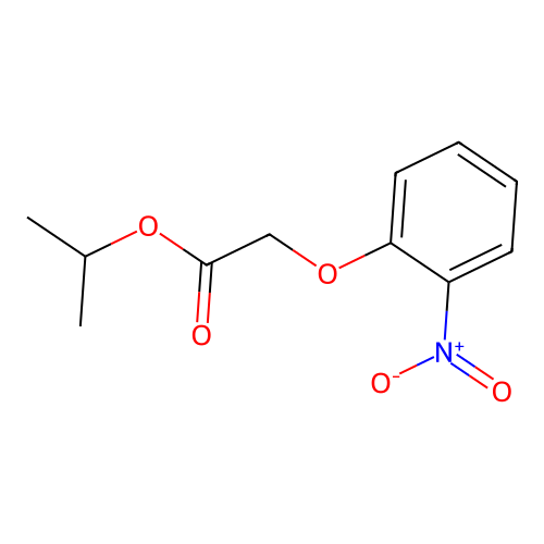 Propan-2-yl 2-(2-nitrophenoxy)acetate structure