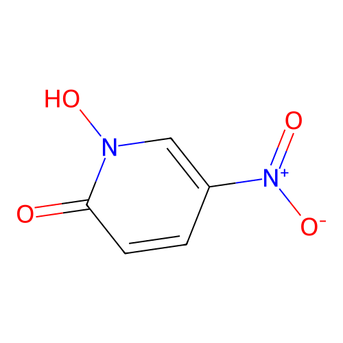 2-Hydroxy-5-nitropyridine N-oxide structure