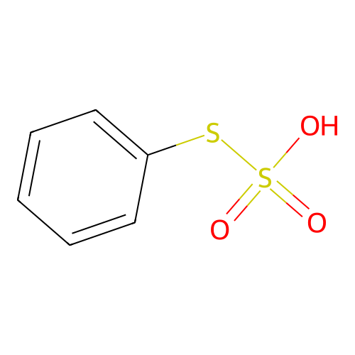 Sulfosulfanylbenzene structure