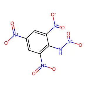 2,4,6-三硝基苯硝胺 structure