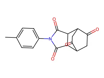 4-(4-Methylphenyl)-4-azatricyclo[5.2.2.0~2,6~]undecane-3,5,8,10-tetrone structure