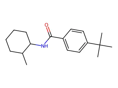 4-tert-butyl-N-(2-methylcyclohexyl)benzamide structure