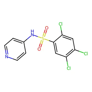 2,4,5-Trichloro-N-pyridin-4-yl-benzenesulfonamide structure