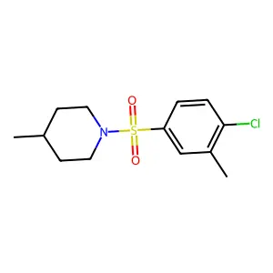 1-(4-Chloro-3-methylphenyl)sulfonyl-4-methylpiperidine structure