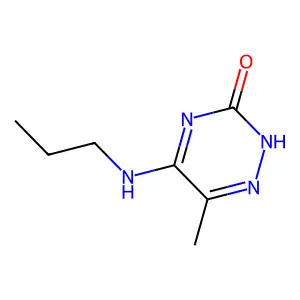 6-Methyl-5-(propylamino)-1,2,4-triazin-3-ol structure