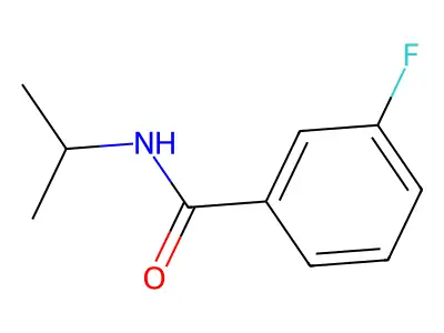N-Isopropyl 3-fluorobenzamide structure