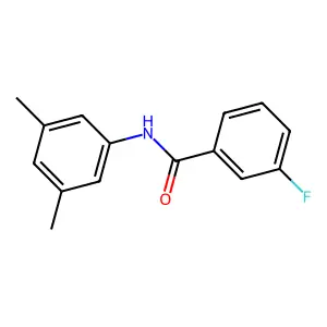 N-(3,5-dimethylphenyl)-3-fluorobenzamide structure