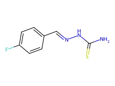 [(4-Fluorophenyl)methylideneamino]thiourea structure