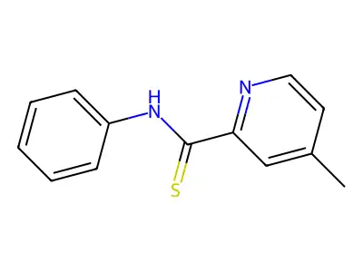 4-Methyl-N-phenyl-2-pyridinecarbothioamide structure
