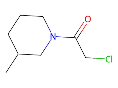 2-Chloro-1-(3-methylpiperidin-1-yl)ethan-1-one structure