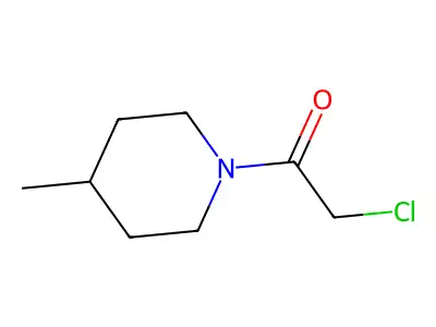 2-Chloro-1-(4-methylpiperidin-1-yl)ethan-1-one structure