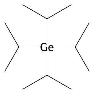 Tetrakis(1-methylethyl)germane structure
