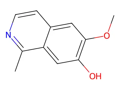 6-Methoxy-1-methylisoquinolin-7-ol structure
