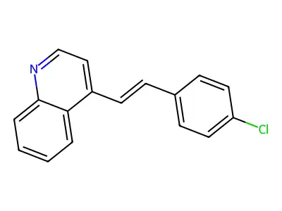 4-(4-Chlorostyryl)quinoline structure