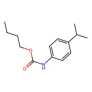 Butyl 4-isopropylphenylcarbamate structure