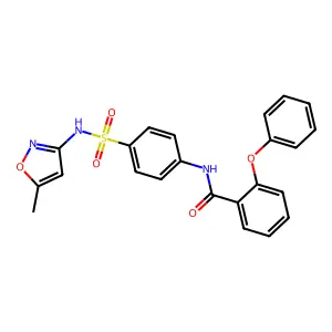 N-(4-(N-(5-methylisoxazol-3-yl)sulfamoyl)phenyl)-2-phenoxybenzamide structure