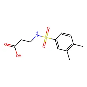 3-(3,4-Dimethylbenzenesulfonamido)propanoic acid structure