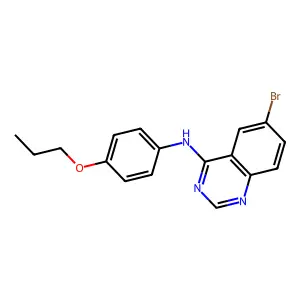 6-溴-N-(4-苯基)喹唑啉-4-胺 structure