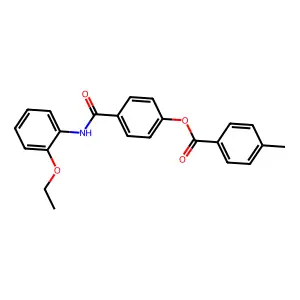 4-((2-Ethoxyphenyl)carbamoyl)phenyl 4-methylbenzoate structure