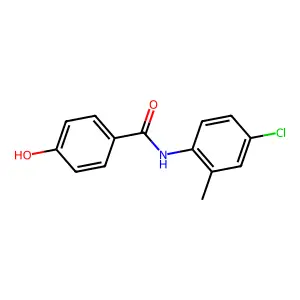 N-(4-chloro-2-methylphenyl)-4-hydroxybenzamide structure