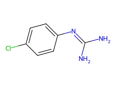 N-(4-Chlorophenyl)guanidine structure