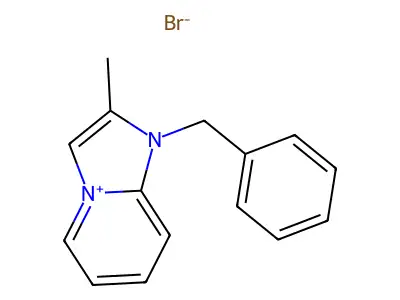 1-benzyl-2-methyl-8aH-imidazo[1,2-a]pyridine structure