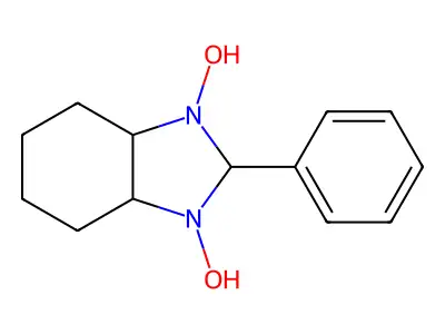 2-phenylhexahydro-1H-benzimidazole-1,3(2H)-diol structure